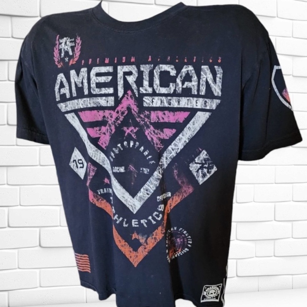 American Fighter Black Graphic Tee